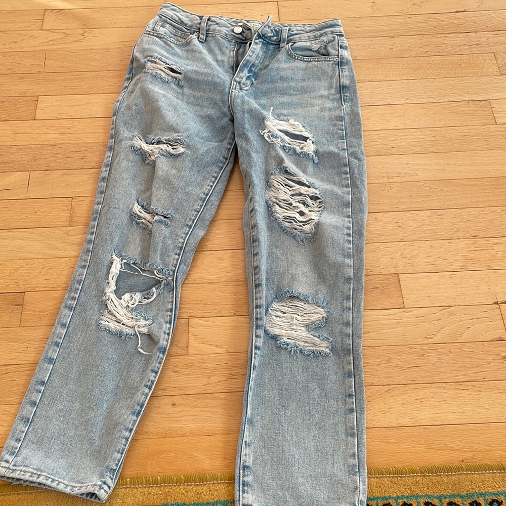 Pacsun light wash ripped jeans
